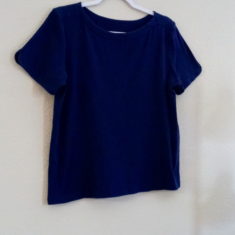 Short sleeved cotton top by Chico's shortly
